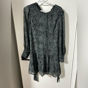 Dynamite | Snake Skin Detail Dress